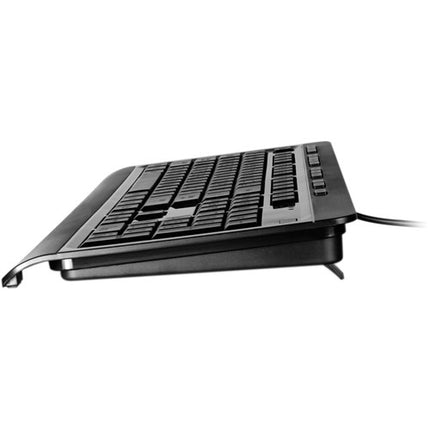 AZIO KB505U Teclado USB con Luz LED Tricolor 104 Teclas 5 Pies Cable