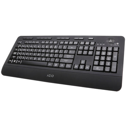 AZIO KB506 Vision Teclado USB Retroiluminado Cinco Colores Ajustable