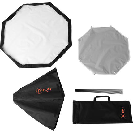 Raya Octa Softbox Kit con Speedring Montura Bowens para Octa Fluorescente 32 pulgadas