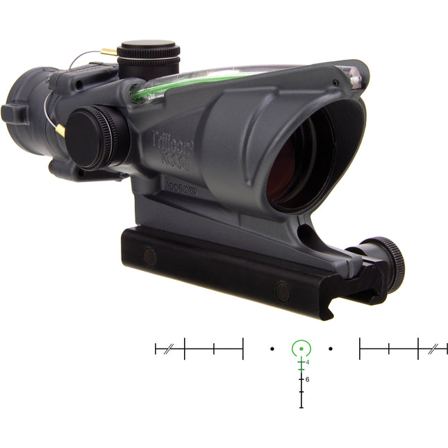 Trijicon 4x32 ACOG Mira Telescópica con Retícula Dual Iluminada y Montura TA51