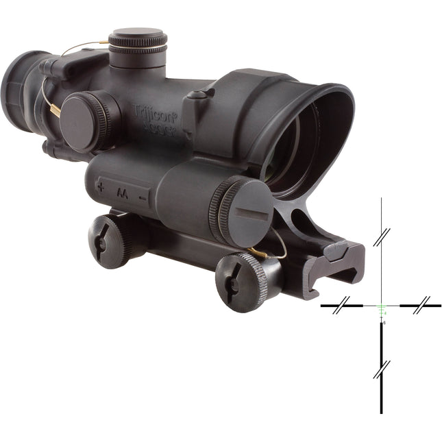Trijicon 4x32 ACOG Mira Teléfono con Retícula Verde y 1.5 Pulg Eye Relief