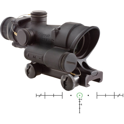 Trijicon 4x32 ACOG Visor Rifle Iluminado LED Retículo Verde BDC 1.5 Pulgadas Eye Relief