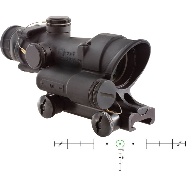 Trijicon 4x32 ACOG Visor Rifle Iluminado LED Retículo Verde BDC 1.5 Pulgadas Eye Relief
