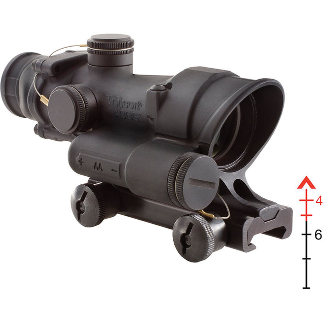 Trijicon 4x32 ACOG Visor para Rifles con Retículo Red Chevron Nitrogenado resistente al agua y niebla