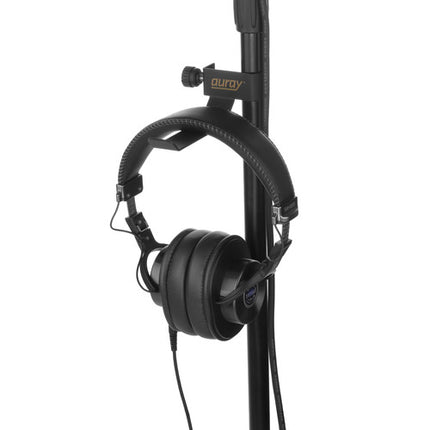 Auray COHH-2 Soporte de Auriculares para Micrófono Metal Resistente 0.9 Pulgadas