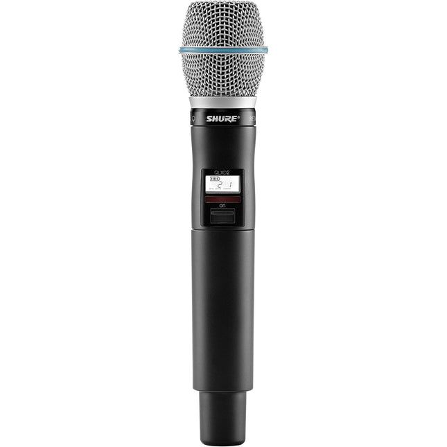 Shure QLXD2/B87A Micrófono inalámbrico digital Beta 87A 2560 frecuencias 9h batería