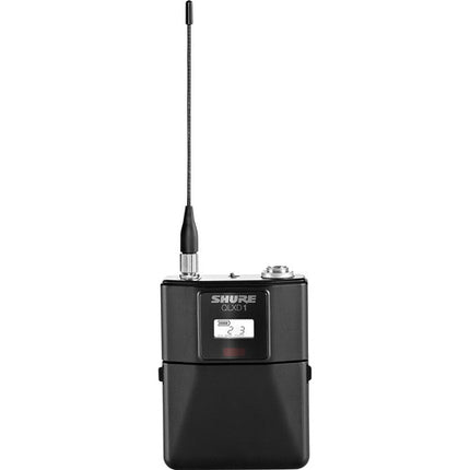 Shure QLXD1 Transmisor Corporal Inalámbrico Digital G50 9 Horas Batería AA Estuche