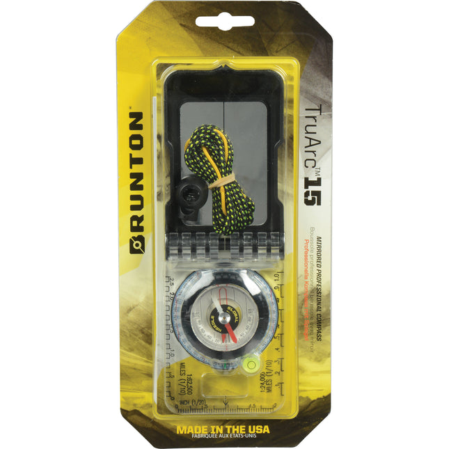 Brunton TruArc 15 Brújula con Aguja Global y Lupa para Mapa