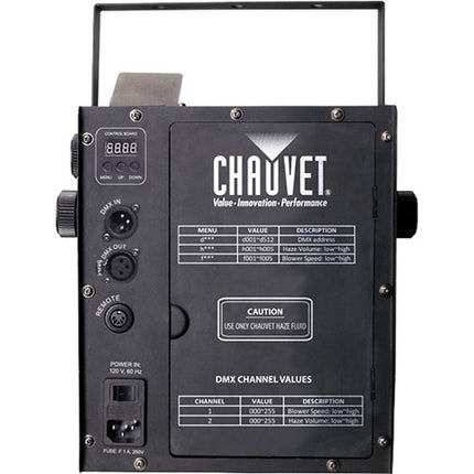 CHAUVET DJ Hurricane Haze 2D Máquina de Humo con Control Remoto Cableado y Temporizador