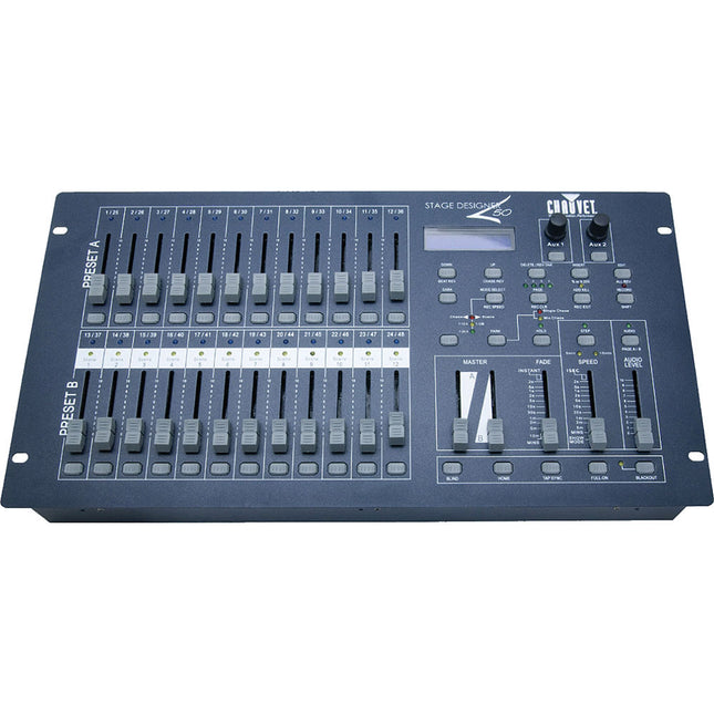 CHAUVET DJ Stage Designer 50 Consola de Atenuación 24 Canales 96000 Pasos Programables