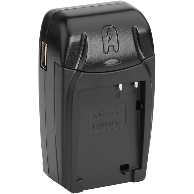 Watson Compact Cargador AC/DC para Baterías DMW-BLC12 BP-DC12 BP-51 con Adaptadores y Puerto USB