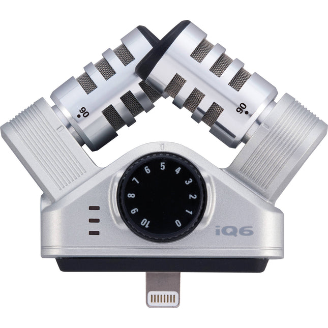 Zoom iQ6 Micrófono Estéreo X/Y para iOS con Conector Lightning 16-bit 48kHz