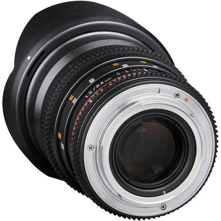 Rokinon Kit de Lentes Cine 24 35 50 85mm T1.5 Montura Canon EF