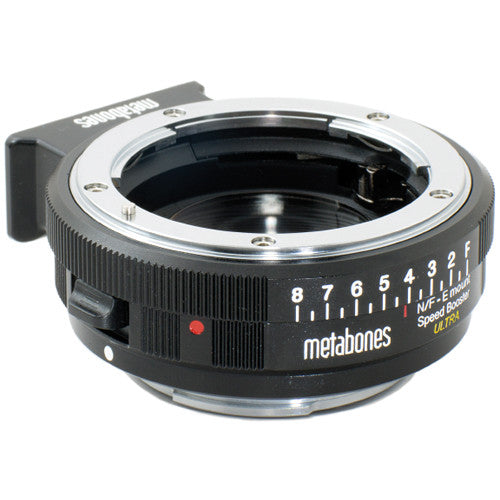 Metabones Nikon F-Mount a Sony E-Mount Adaptador Speed Booster 1 f Stop 0.71x con Pie de Trípode Desmontable