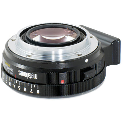 Metabones Nikon F-Mount a Sony E-Mount Adaptador Speed Booster 1 f Stop 0.71x con Pie de Trípode Desmontable
