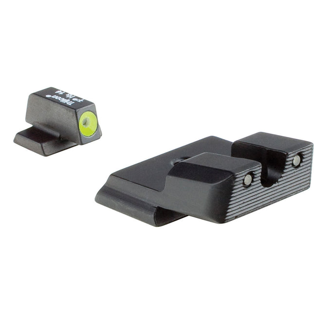 Trijicon HD Juego de Mirillas Nocturnas para Pistola S&W M&P Shield Disco Amarillo Frente Negro Mate