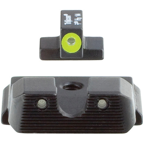 Trijicon HD Juego de Mirillas Nocturnas para Pistola S&W M&P Shield Disco Amarillo Frente Negro Mate