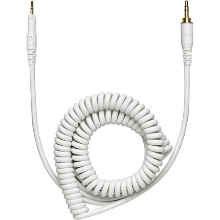 Cable Audio-Technica HP-CC para auriculares ATH-M50x Blanco Enrollado 3.5mm