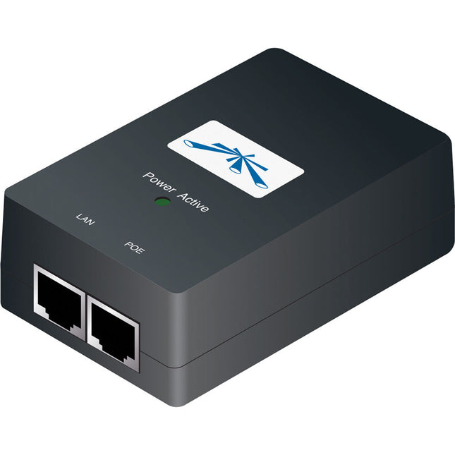 Ubiquiti Adaptador PoE 48V 24W para Dispositivos PoE con Cable de Poder
