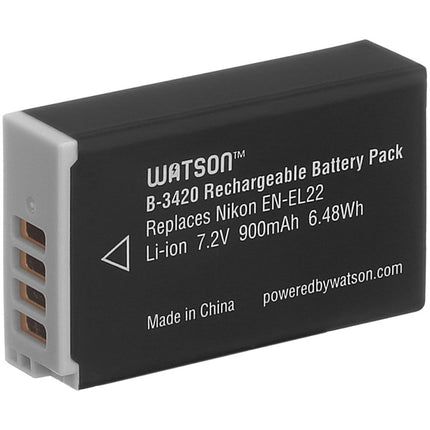 Watson EN-EL22 Batería de Ion-Litio para Nikon 7.2V 900mAh con Garantía