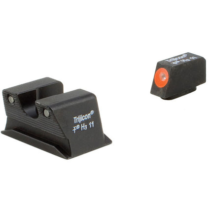 Trijicon HD Set de Mira Nocturna para Pistola Walther PPS/PPX Disco Frontal Naranja
