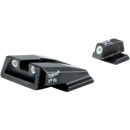 Trijicon Bright & Tough Mira Nocturna para Smith & Wesson Shield .40/9mm con lámparas de tritio y cuerpo metálico duradero