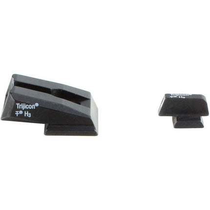 Trijicon Bright & Tough Mira Nocturna para Smith & Wesson Shield .40/9mm con lámparas de tritio y cuerpo metálico duradero