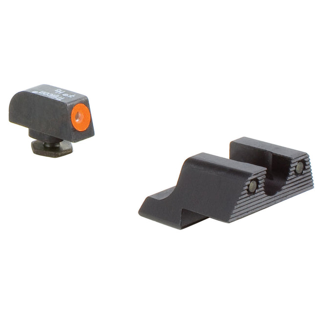 Trijicon HD Juego de Miras Nocturnas para Pistola Glock 42/43 Disco Naranja Punto Verde