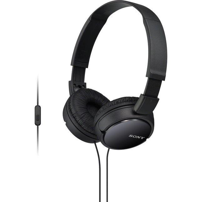 Sony MDR-ZX110AP Auriculares On-Ear con Micrófono 30mm 12Hz-22kHz Negro