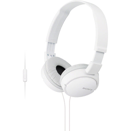 Sony MDR-ZX110AP Auriculares On-Ear con Micrófono 30mm Drivers 12Hz-22kHz Blanco