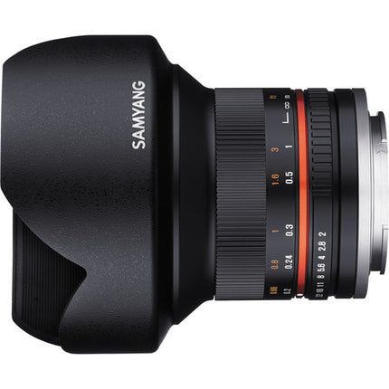 Samyang 12mm f2 0 NCS CS objetivo para Sony E Montura APS C Negro 67mm