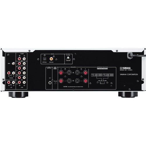 Yamaha A-S301 Amplificador Estéreo Integrado 60W Entradas Ópticas y Coaxiales