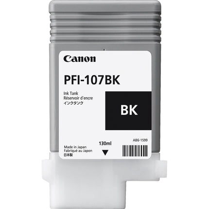 Cartucho de Tinta Negra Canon PFI-107BK 130mL para iPF680 iPF780