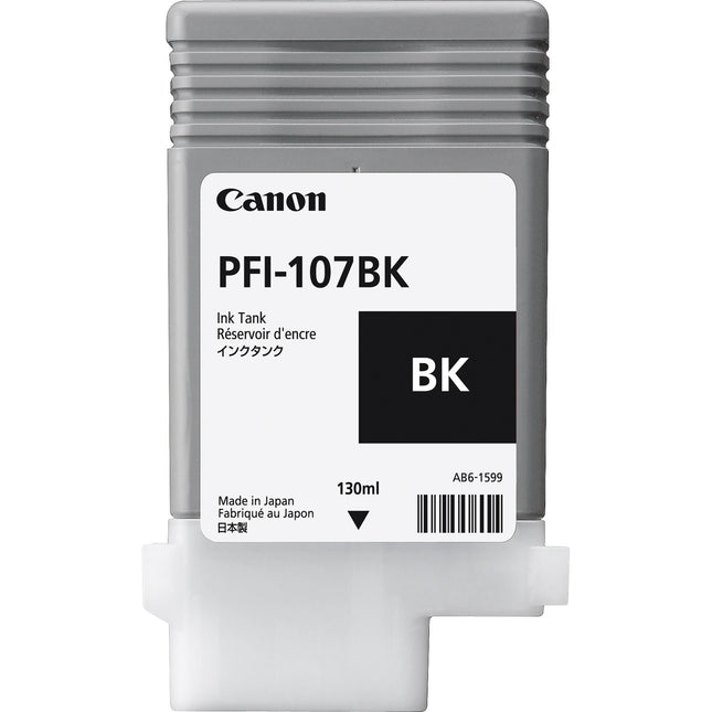 Cartucho de Tinta Negra Canon PFI-107BK 130mL para iPF680 iPF780