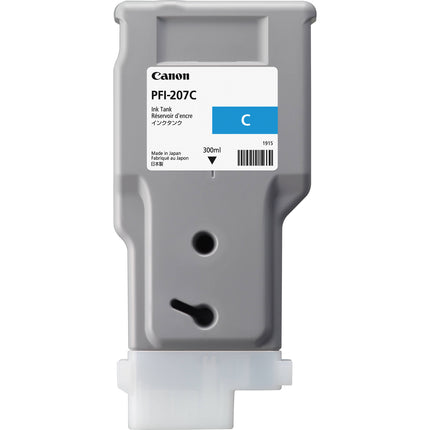 Cartucho de Tinta Cian Canon PFI-207C 300mL para iPF680 iPF780
