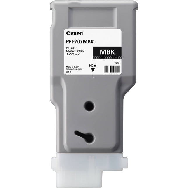 Canon PFI-207MBK Cartucho de Tinta Matte Black 300mL Pigmento para iPF680 iPF685 iPF780 iPF785