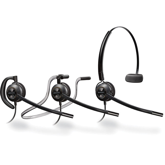 Poly EncorePro HW540 Auriculares 3 en 1 Micrófono Cancelación Ruido 6800 Hz