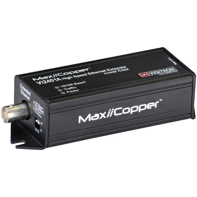 Vigitron VI2401A MaxiiCopper Extensor Ethernet sobre Coax 5000píes