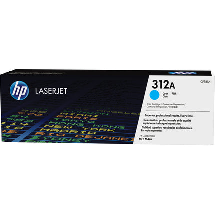 HP 312A Cyan Cartucho de tóner láser para LaserJet Pro 2700 páginas