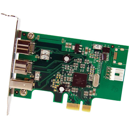 StarTech Tarjeta Adaptadora FireWire 3 Puertos PCI Express Baja Perfil 800 Mb/s