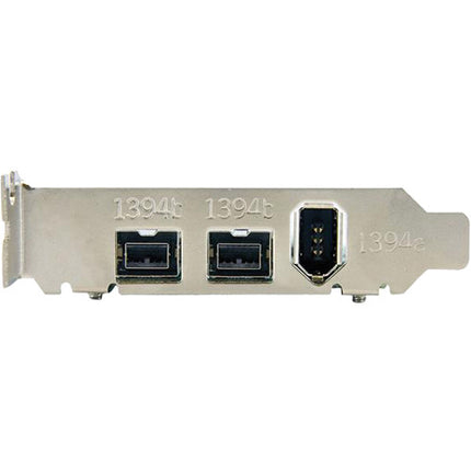 StarTech Tarjeta Adaptadora FireWire 3 Puertos PCI Express Baja Perfil 800 Mb/s