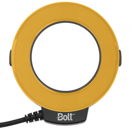 Bolt VM-110 LED Luz anular macro con 8 adaptadores de lentes y difusores