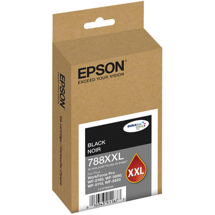 Cartucho de tinta negra extra alta capacidad Epson T788XXL para impresoras WorkForce