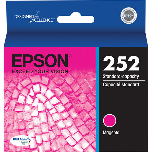 Epson T252 DURABrite Ultra Cartucho de Tinta Magenta Capacidad Estándar para Impresoras WF-3620 a WF-7720