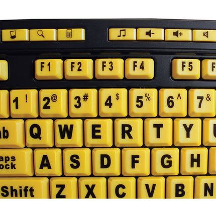 Adesso EasyTouch 132 Teclado de Escritorio USB con Teclas Grandes Multimedia