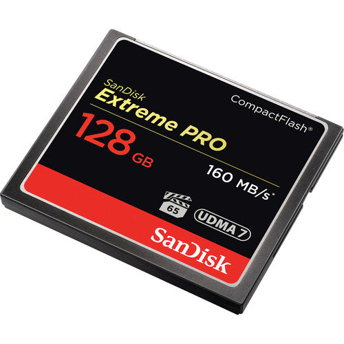SanDisk 128GB Extreme Pro Tarjeta de Memoria CompactFlash 160MB/s 150MB/s escritura