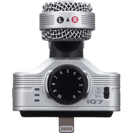 Zoom iQ7 Micrófono Estéreo M S con Soporte Multifunción y Luz LED 21