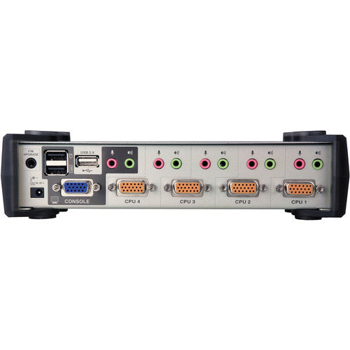 ATEN CS1734B Switch KVMP 4 Puertos USB 2.0 con OSD y Kit Rackmount