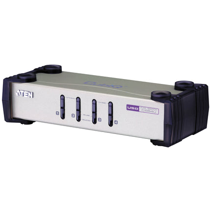 ATEN CS84U Switch KVM 4 Puertos PS/2 USB VGA 2048x1536 1.8m