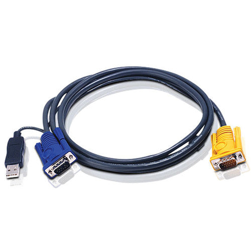 ATEN 2L-5202UP Cable KVM USB con Convertidor PS2 a USB 6 pies garantía 2 años